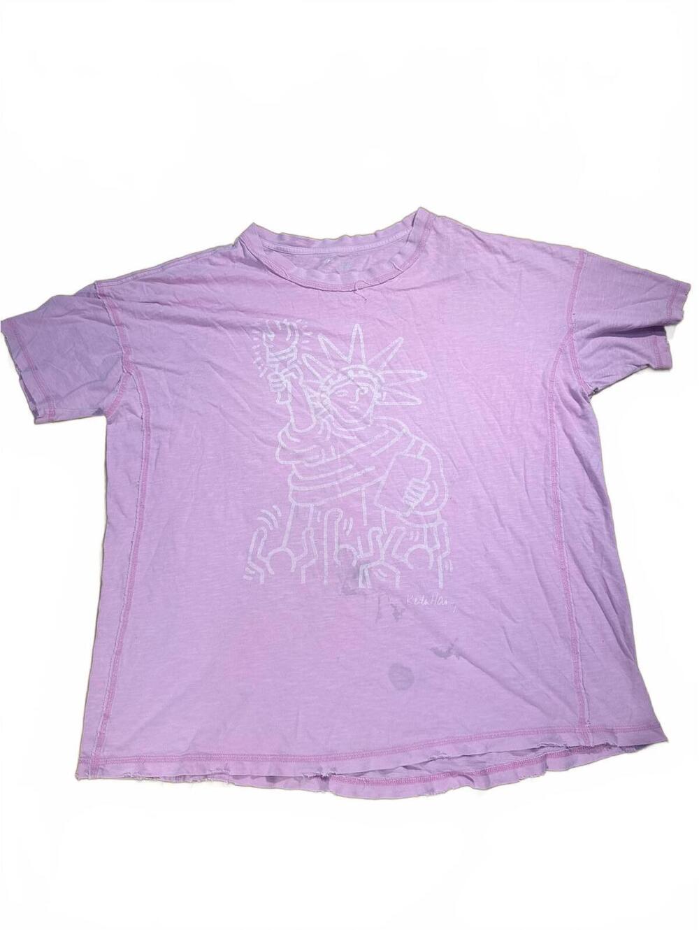 Keith Haring x Aerie Men's Small Pink Tee
